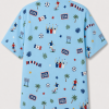 USA Sky Repeat Match Day Hawaiian Shirt back display